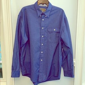 Beautiful Blue men’s button down dress shirt